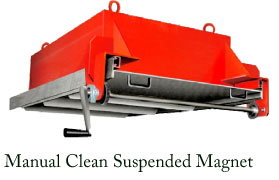 Manual Clean Suspended Magnets